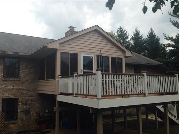 Trex Enhance Decking and Transcend Railing in Springboro, OH