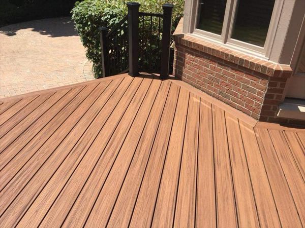 Northville Deck, Trex Transcend, Color is Tiki Torch