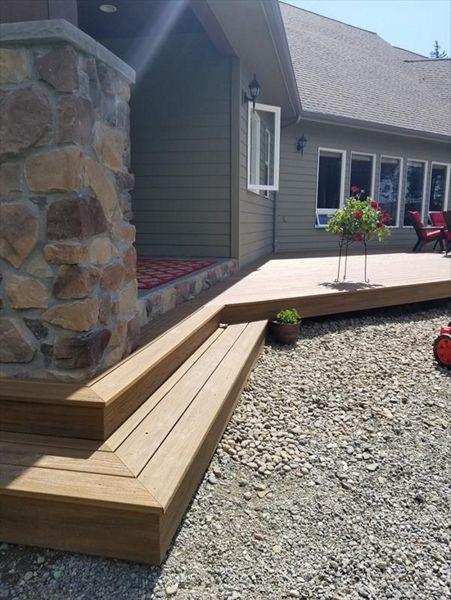 Kittitas County WA Trex Deck