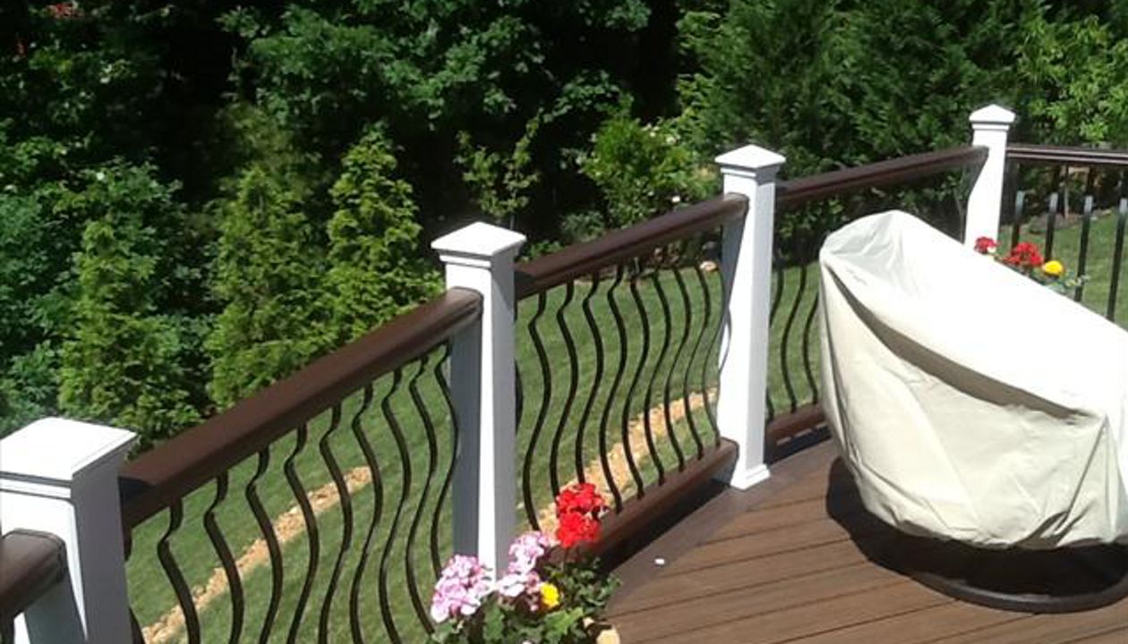 Trex custom deck Fredericksburg VA