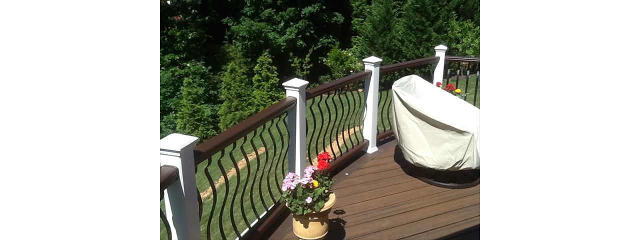 Trex custom deck Fredericksburg VA