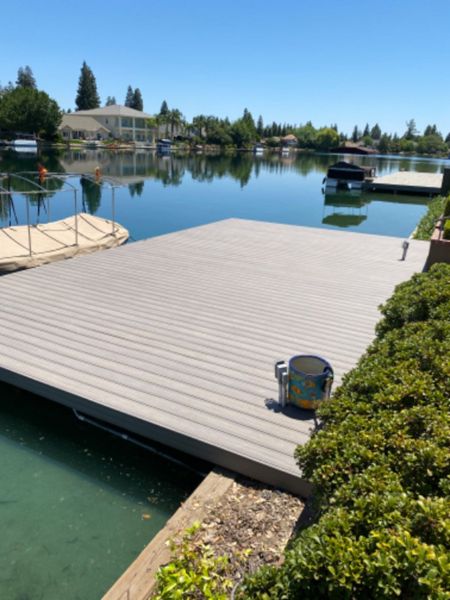 Trex dock and marina