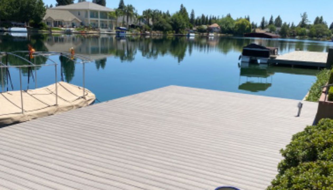 Trex dock and marina