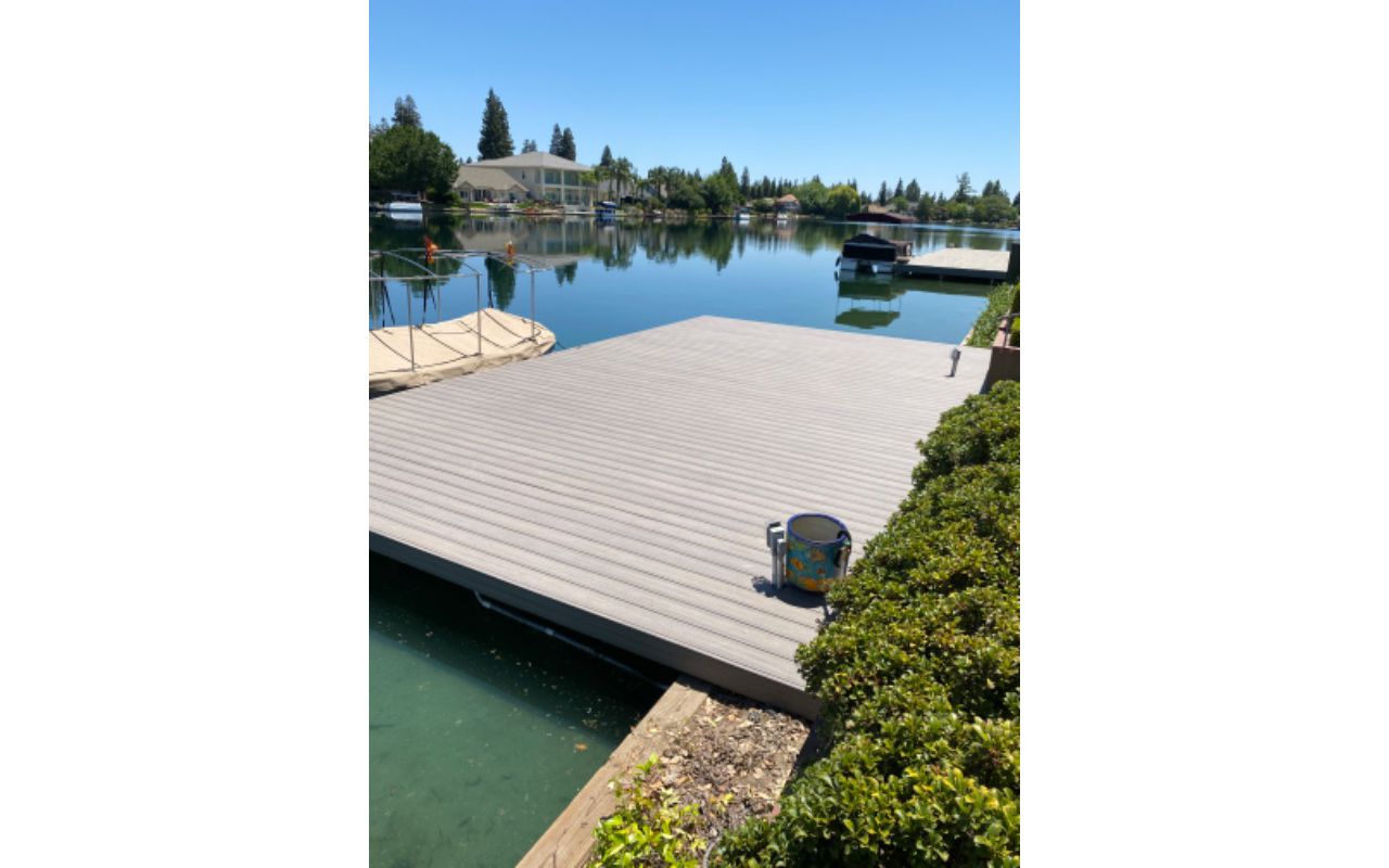 Trex dock and marina