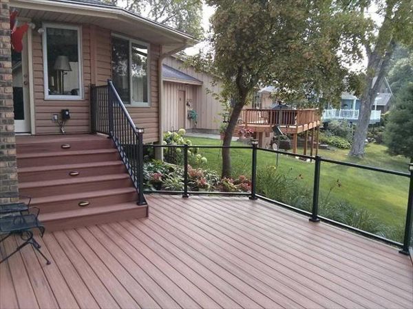 Trex Transcends Tiki Torch Decking - New Brighton, MN
