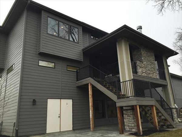 Trex transcend Island Mist custom deck, Omaha