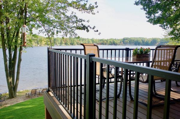 Trex Signature aluminum railing.