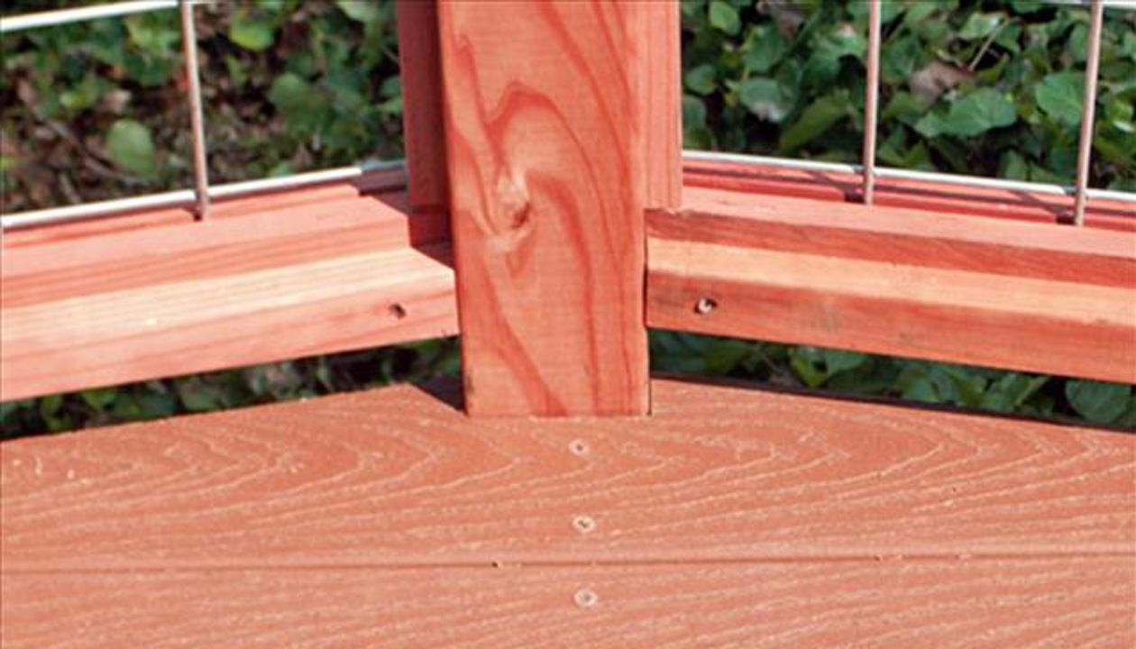 Trex deck detail, Sonoma, CA
