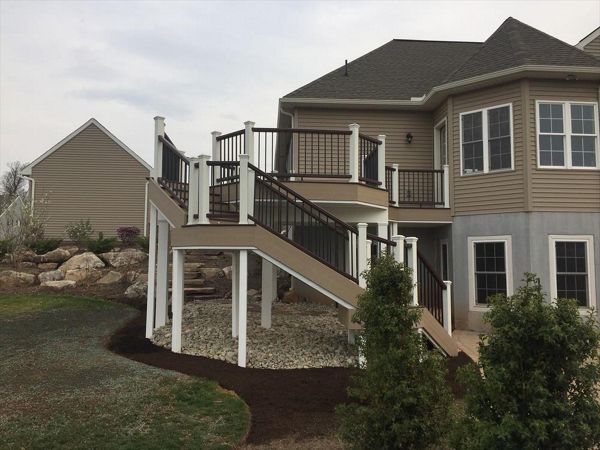 Trex Transcend Rope Swing with Vintage Lantern Border