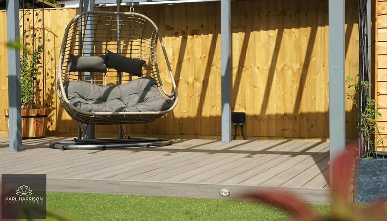 Karl Harrison and Trex composite decking North London