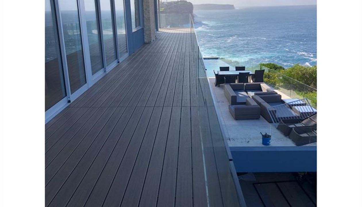 Trex spiced rum, breathtaking view with a deck to match.