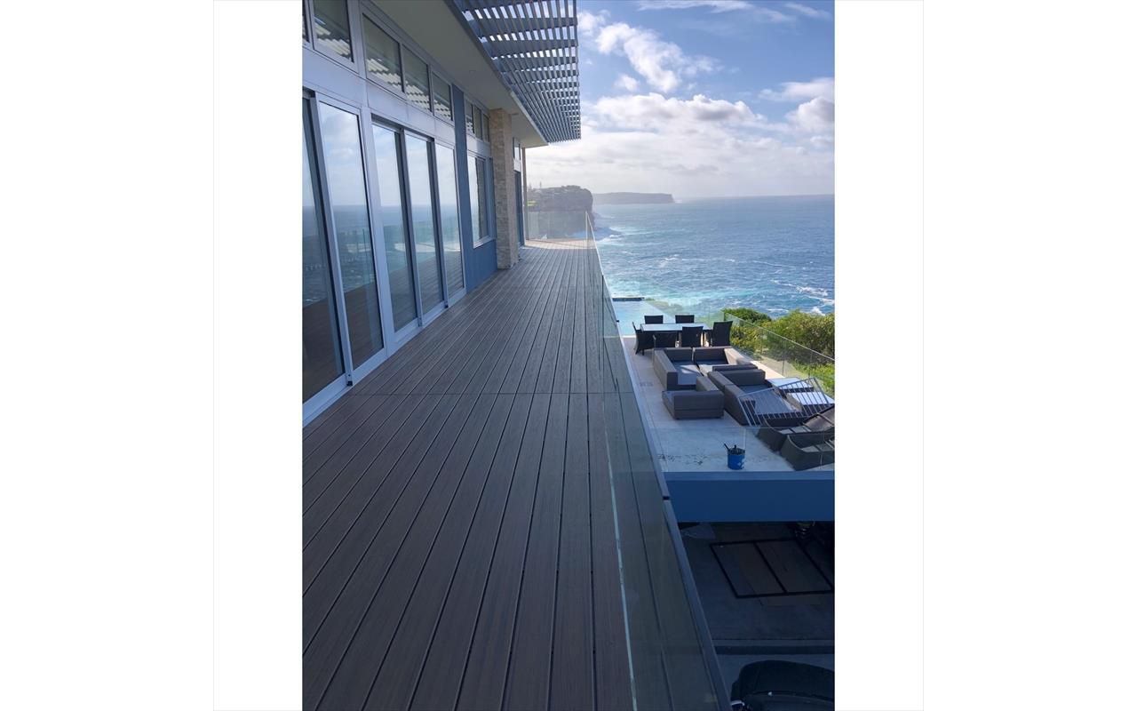 Trex spiced rum, breathtaking view with a deck to match.