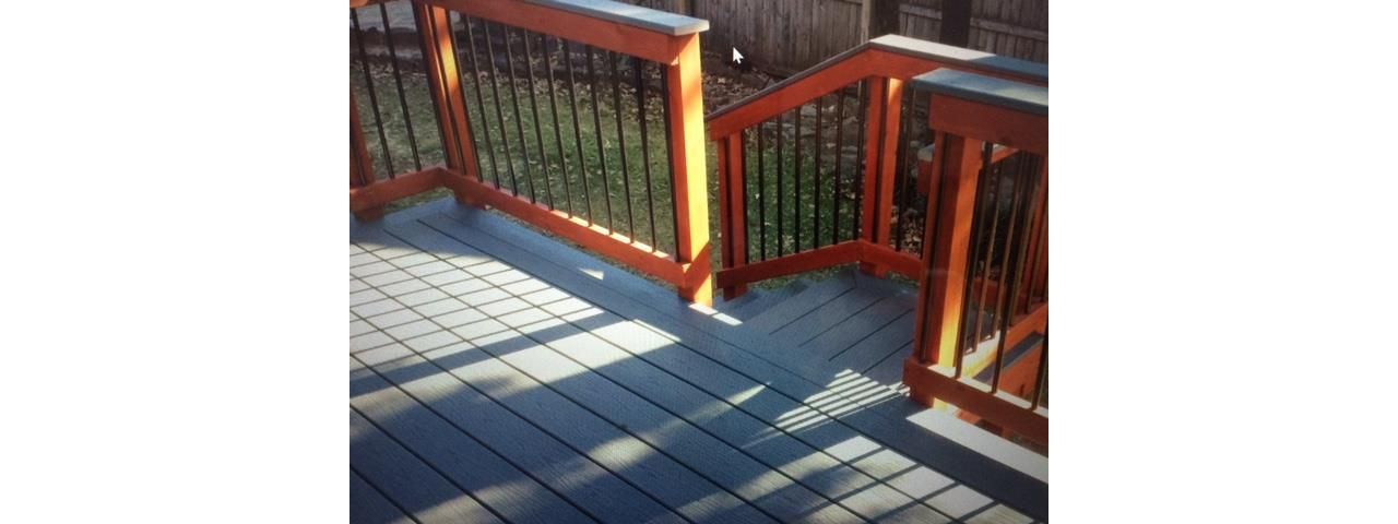 Clamshell deck in Edmond, OK