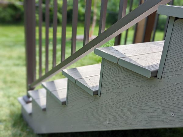 Trex Transcend Gravel Path Stairs