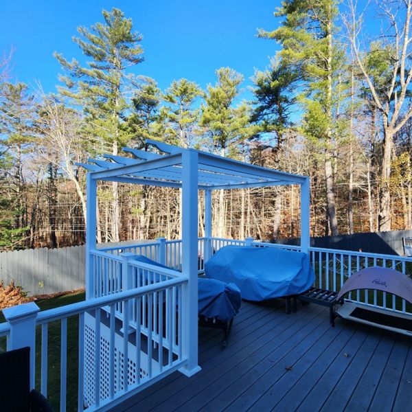 Pebble Grey Deck & Pergola Extension