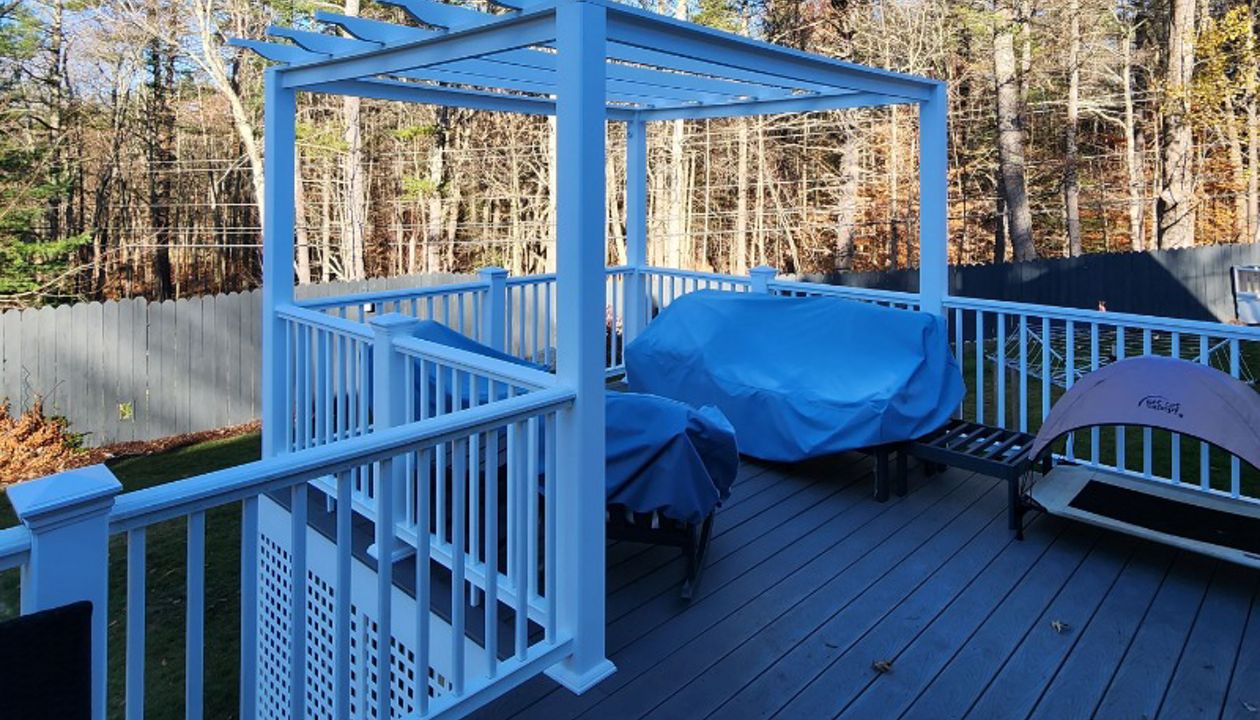 Pebble Grey Deck & Pergola Extension