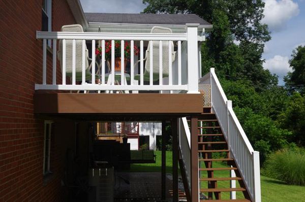 Trex Transcend facia, Lava Rock color