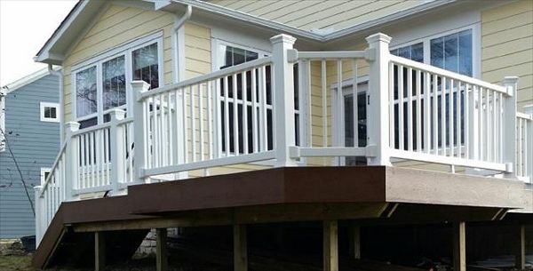 TREX SELECT RAIL WHITE