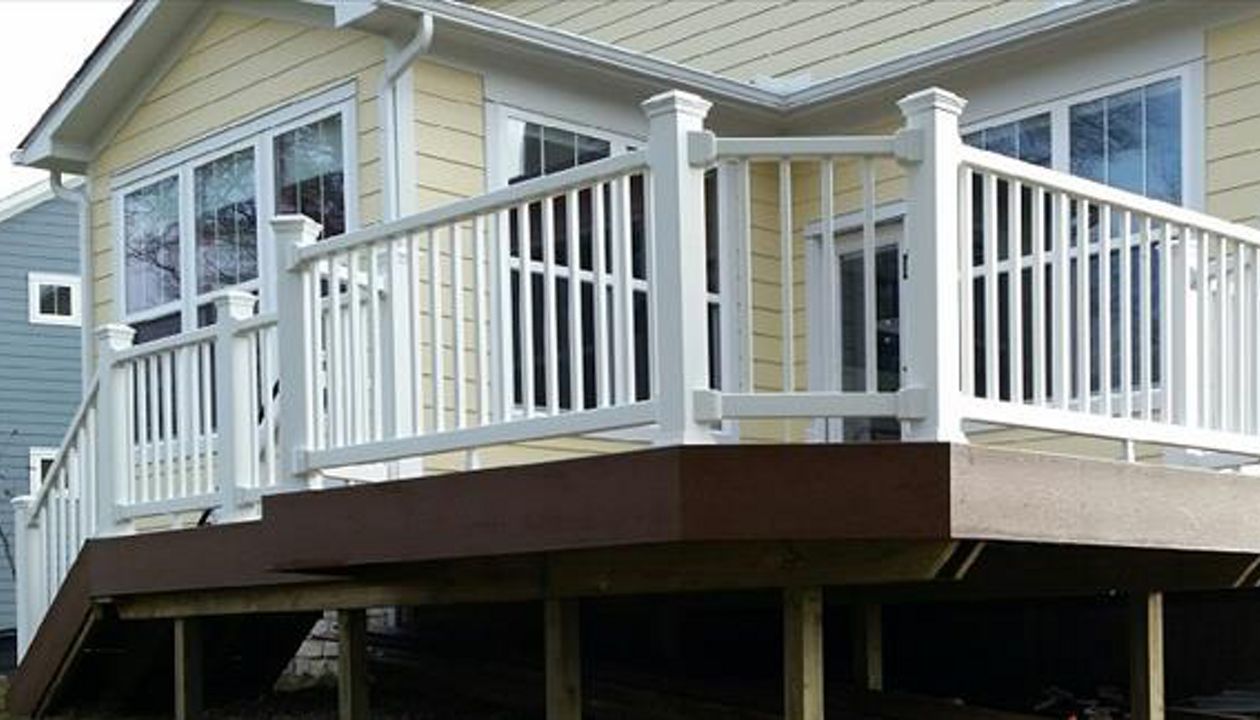 TREX SELECT RAIL WHITE