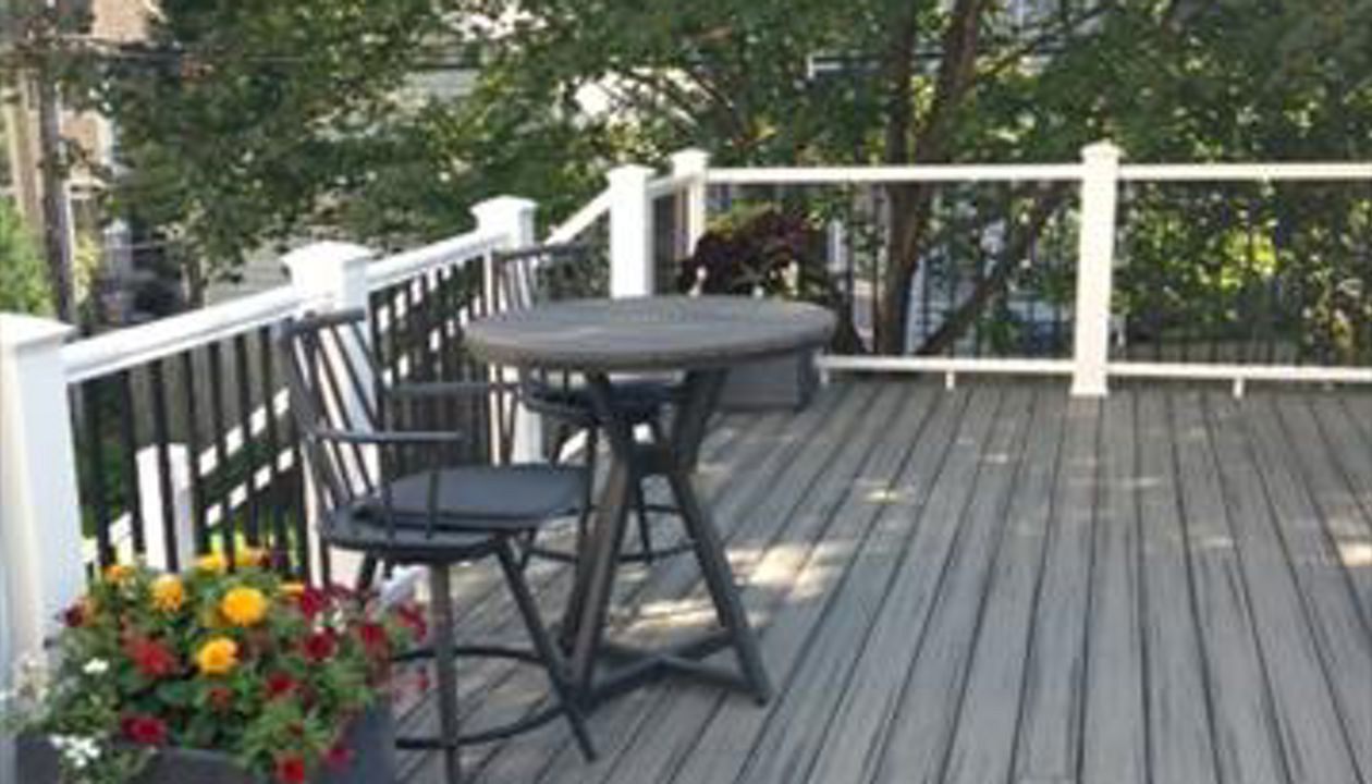 Trex Island Mist Decking in Hinsdale Illinois