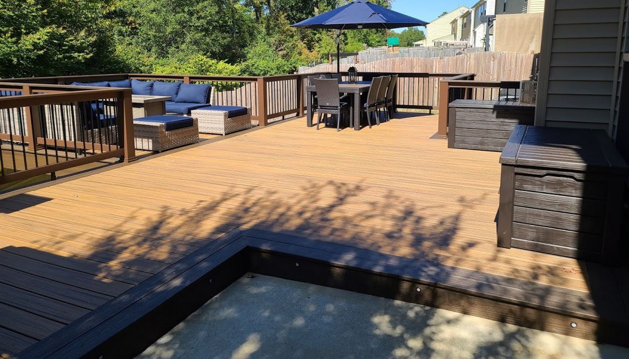 350 Sq. Ft Trex Deck with Lighting