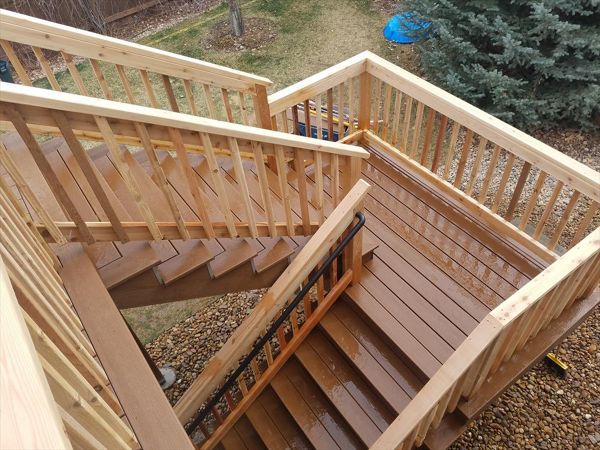 Trex Tree House Stair Landing