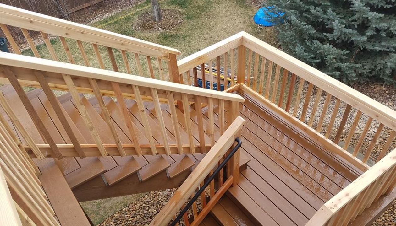 Trex Tree House Stair Landing