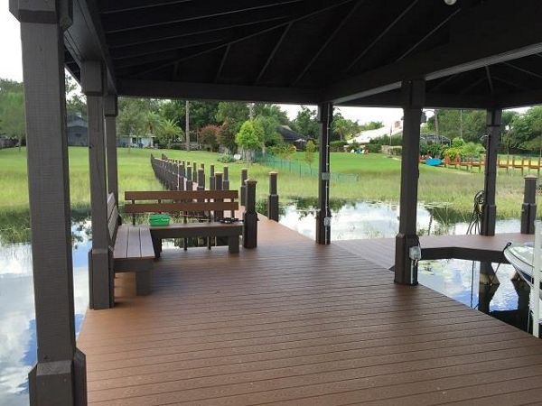 Trex Select Saddle Dock located in Dr. Phillips (Orlando)