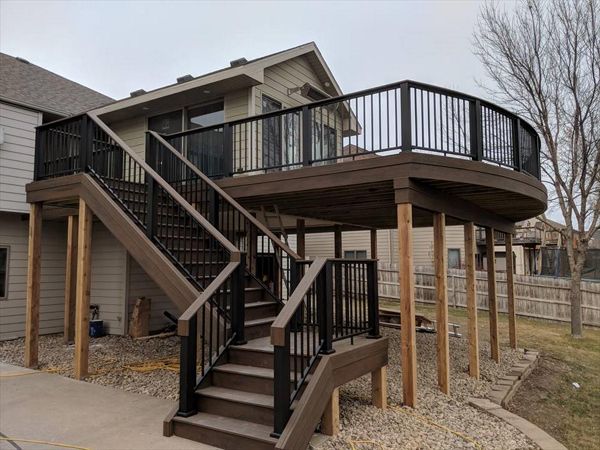 Trex Transcend Spiced Rum Decking in Sioux Falls, SD