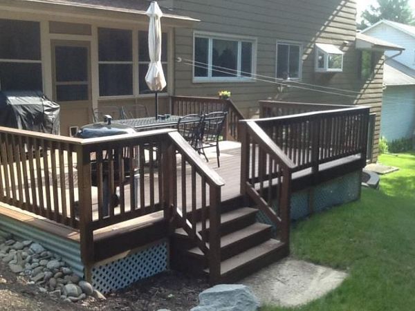 Backyard deck