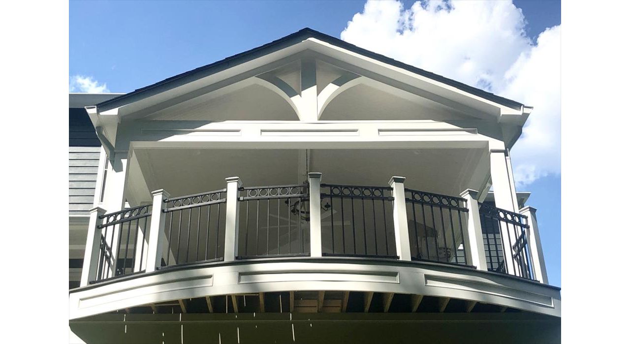 Trex Transcend open air porch