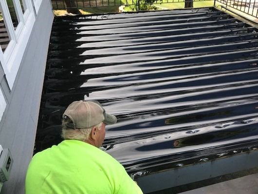 Trex Black RainEscape System going on Trex deck in NW Minnesota - Also available in Brown