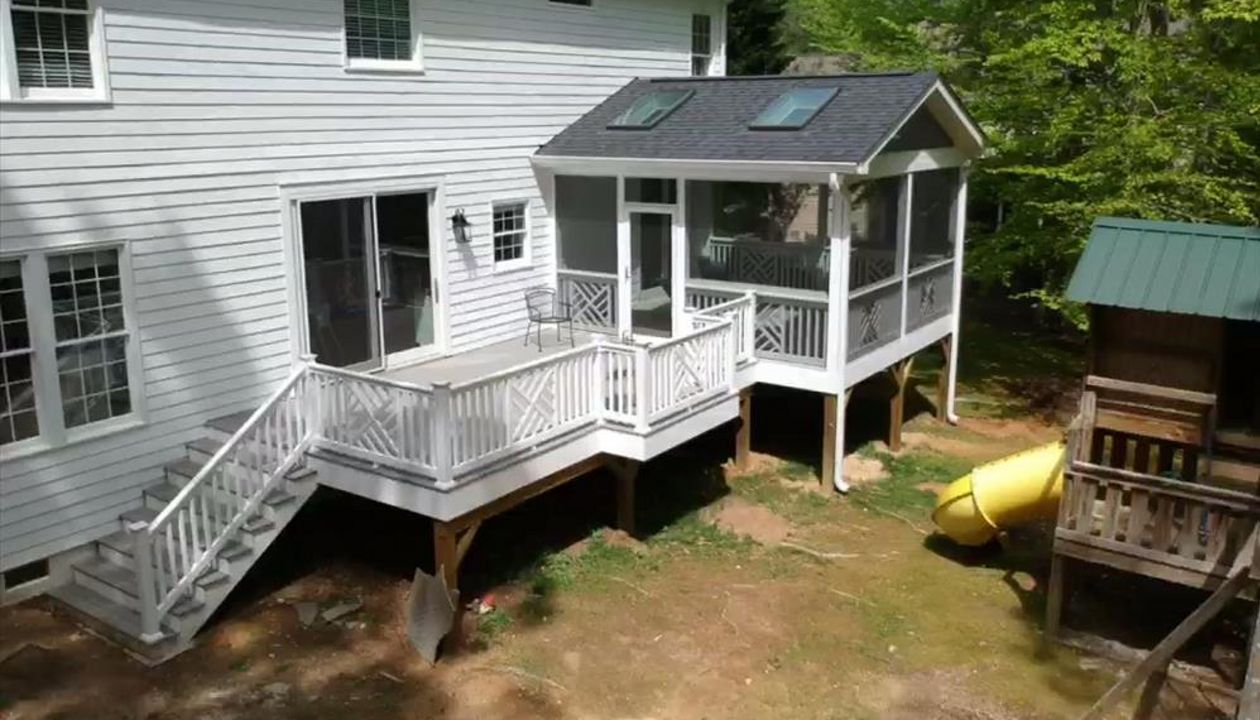 Transcend Gravel Path with screened porch addition.
