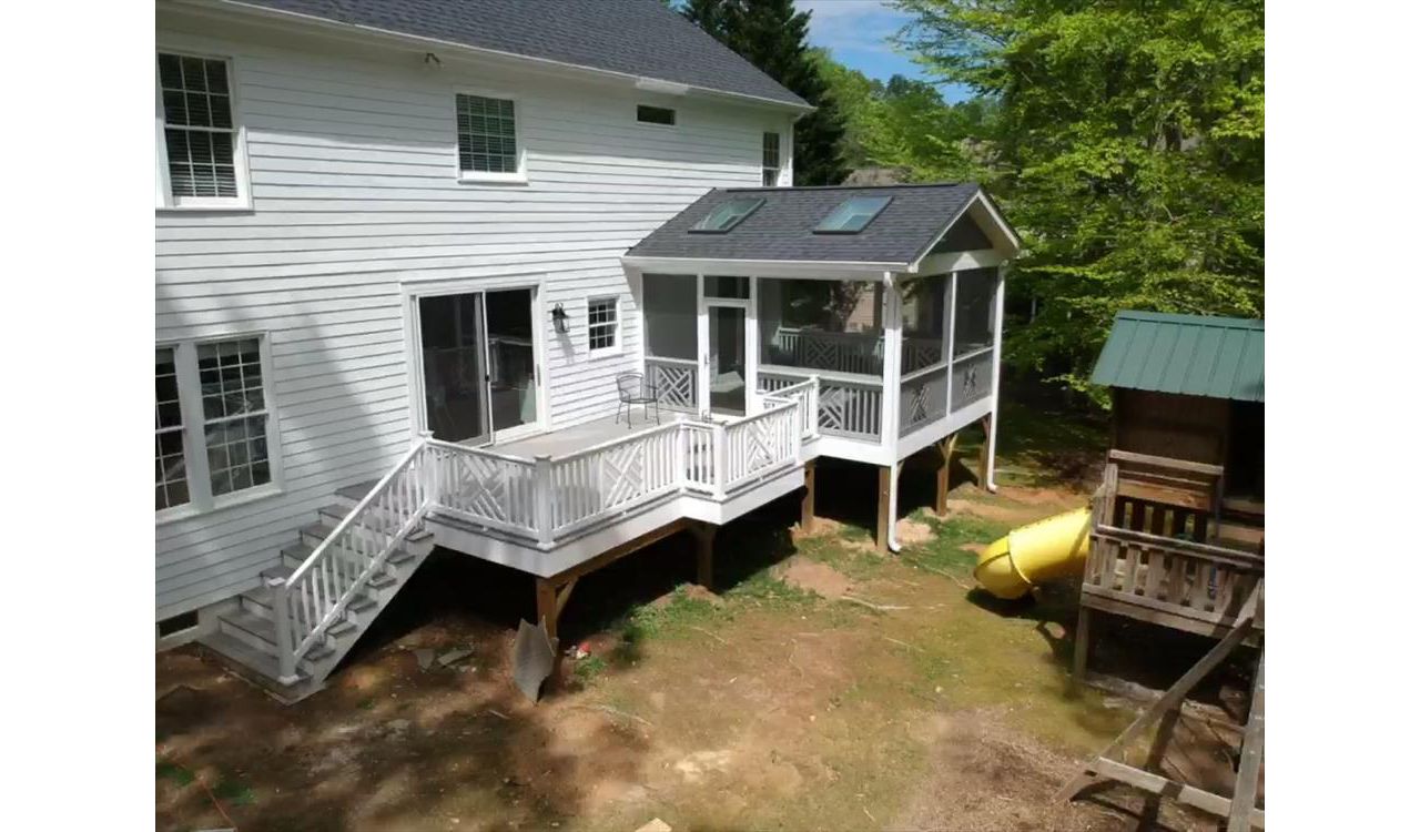 Transcend Gravel Path with screened porch addition.