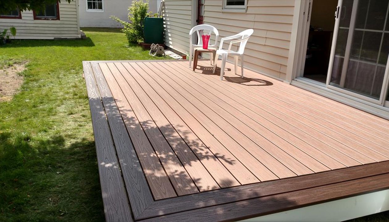 lava rock boarder, spiced rum deck