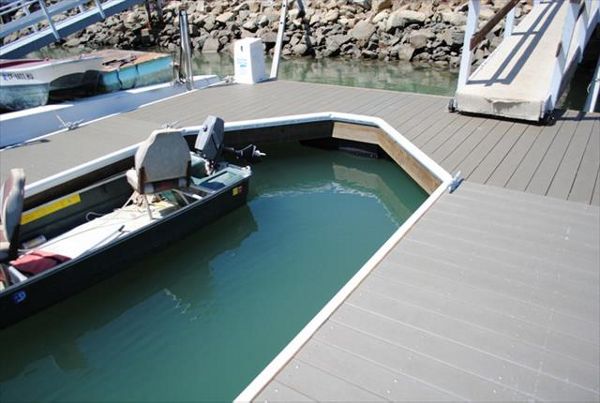 Trex composite custom dock, California
