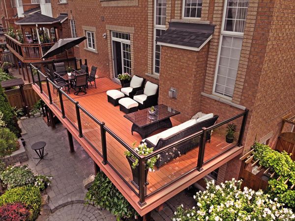 Trex Spiced Rum backyard deck done by Royal innovation