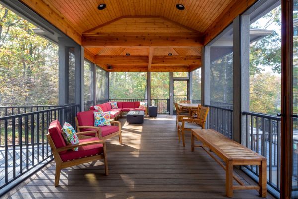 Trex in Screen Room (Smith Mountain Lake)