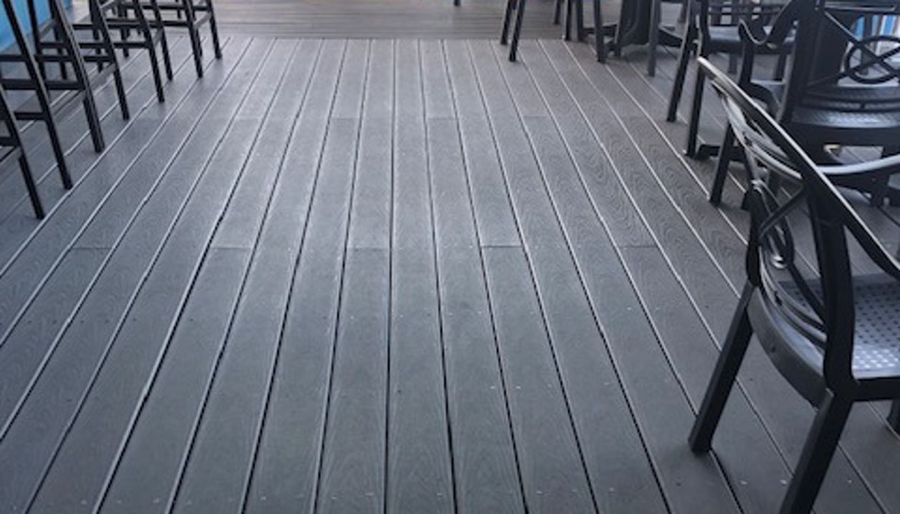 Trex Decking at the Pilot House Restaurant