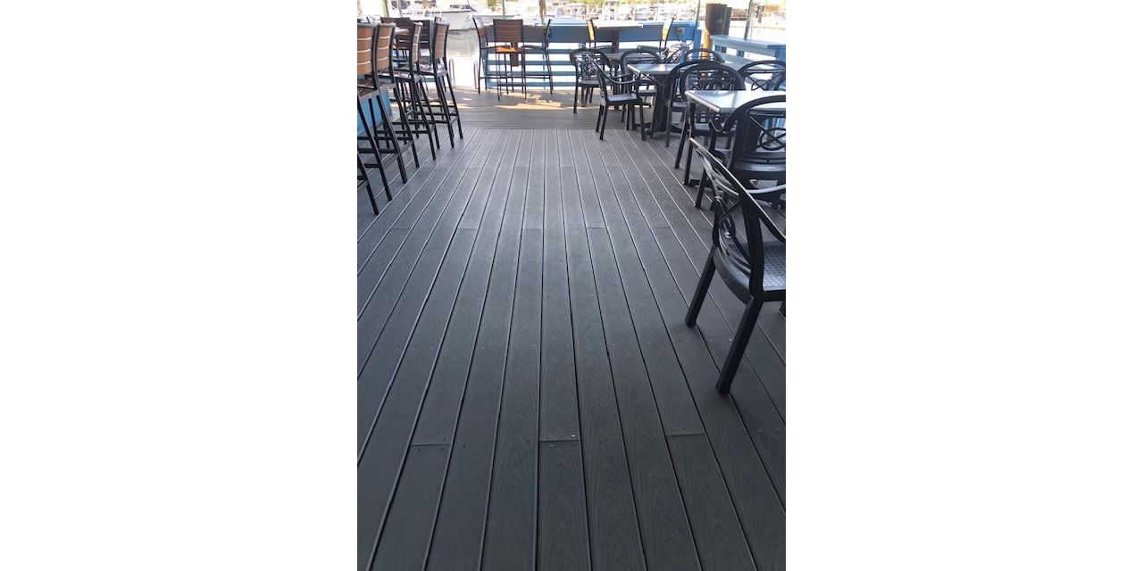 Trex Decking at the Pilot House Restaurant