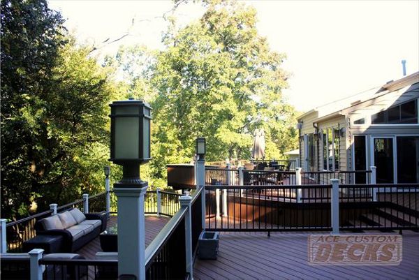 Trex Transcend Custom Tiki Torch Deck