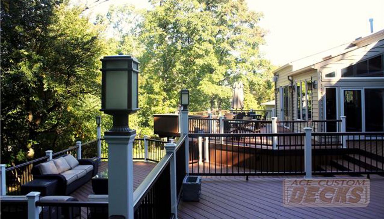 Trex Transcend Custom Tiki Torch Deck