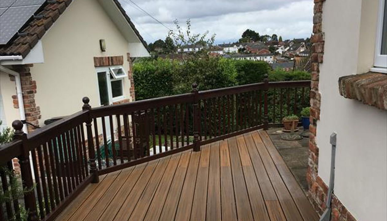 Torino Brown. Replacement decking. Ottery St Mary