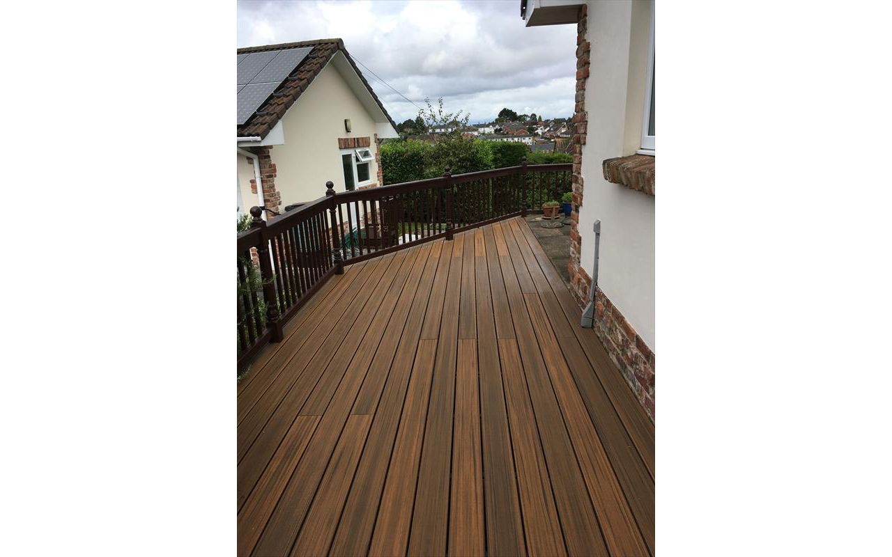Torino Brown. Replacement decking. Ottery St Mary