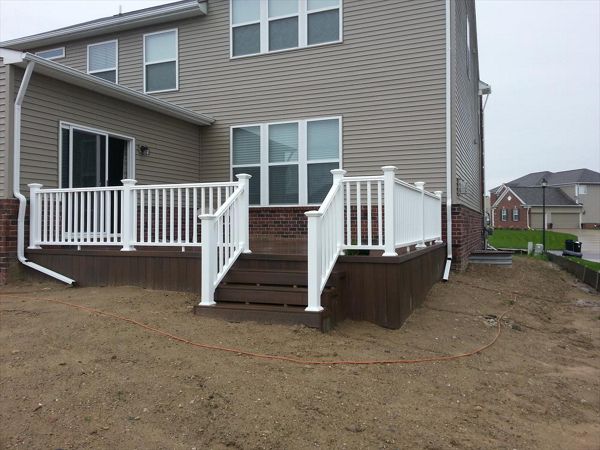 Trex Transcend decking, Howell