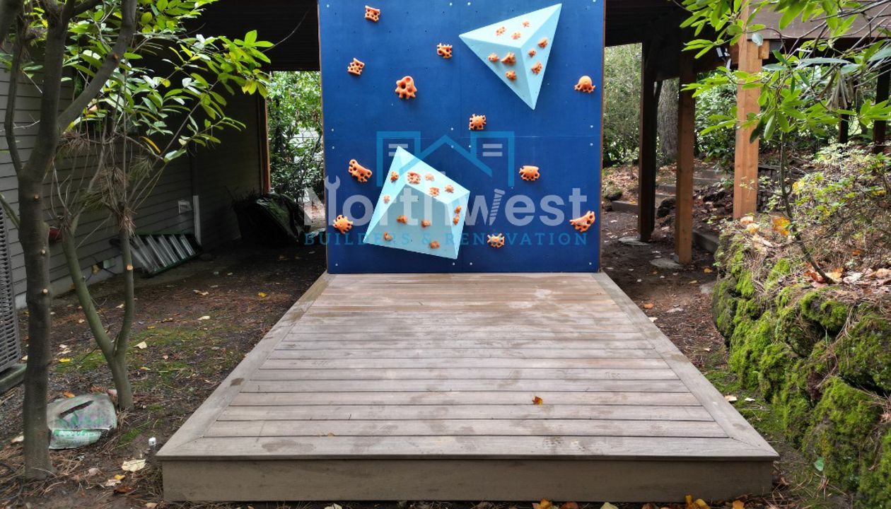 Trex Deck with Climbing wall
