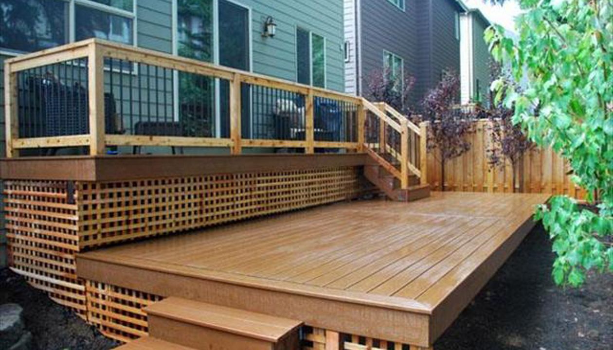 Trex Transcend Tree House Decking