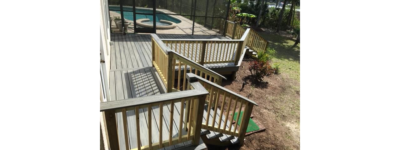 Trex Island Mist Deck in Jacksonville, FL