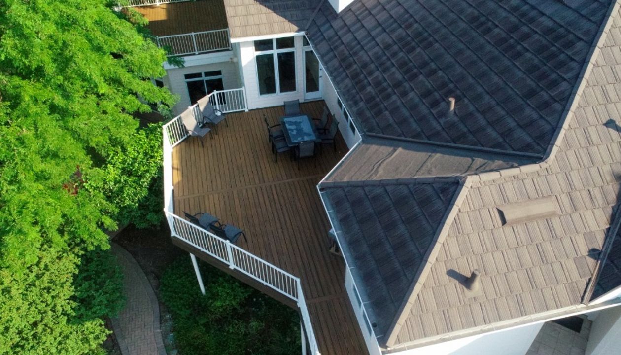 Trex Transcend decking and Signature railing - Better Builders of Iowa - Deck project in Waukee, IA