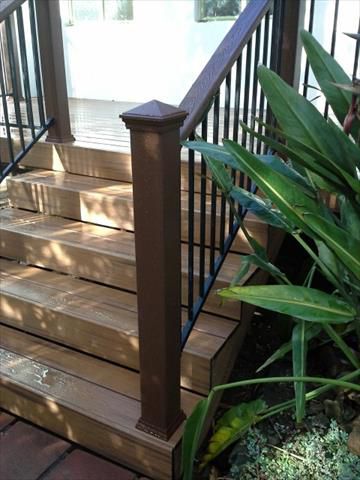 La Jolla Deck with wrought Iron balasters